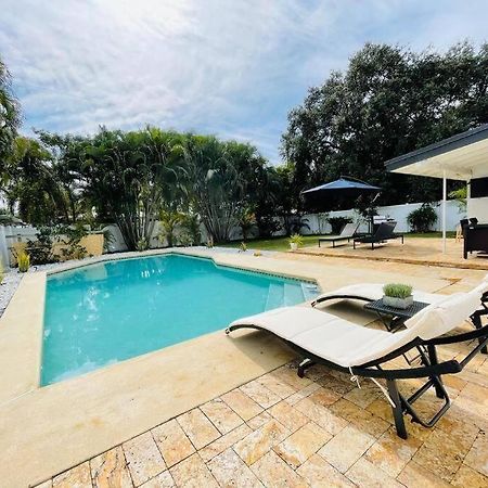 Tropical Oasis House Private Pool Family Yard Villa Fort Lauderdale Buitenkant foto