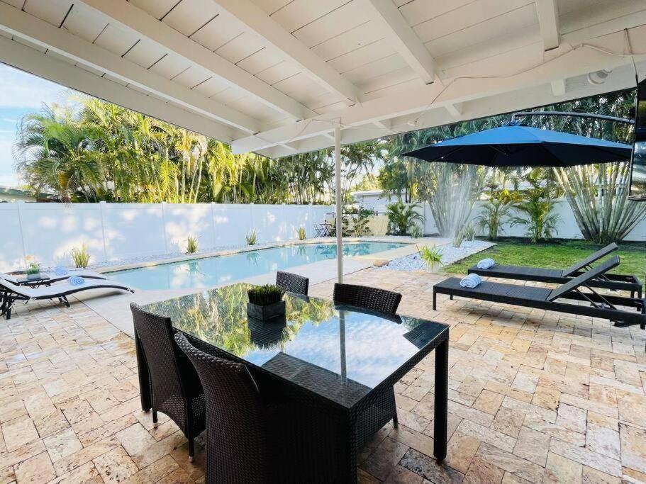 Tropical Oasis House Private Pool Family Yard Villa Fort Lauderdale Buitenkant foto