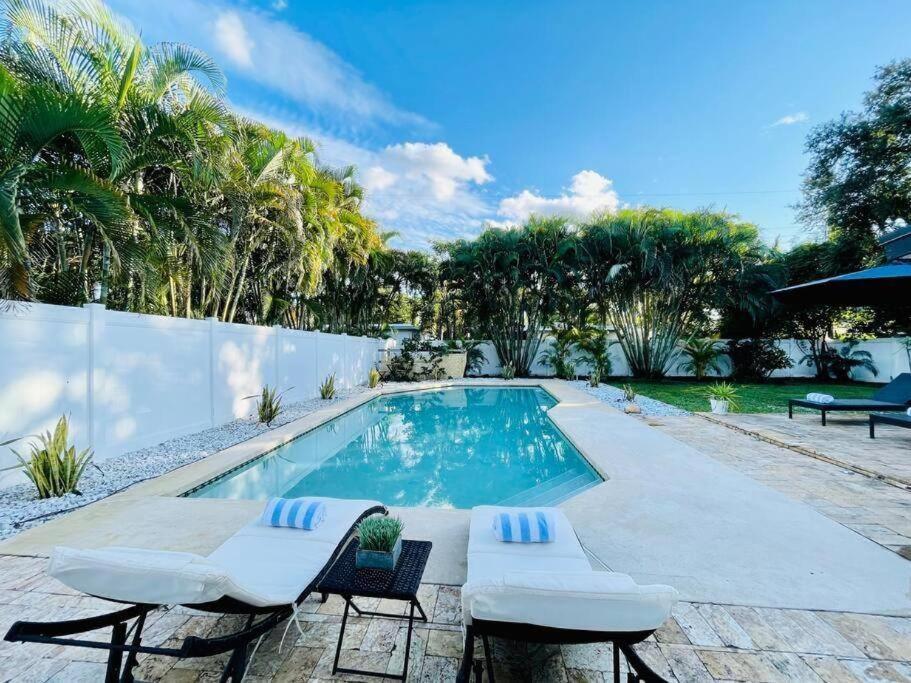 Tropical Oasis House Private Pool Family Yard Villa Fort Lauderdale Buitenkant foto